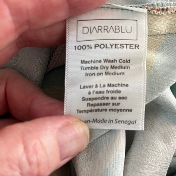 Diarrablu Umy Abstract Saly Print Green Multi Convertible Jumpsuit Medium NWOT - Picture 14 of 16